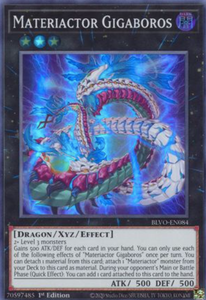 Materiactor Gigaboros - BLVO-EN084 - Super Rare 1st Edition