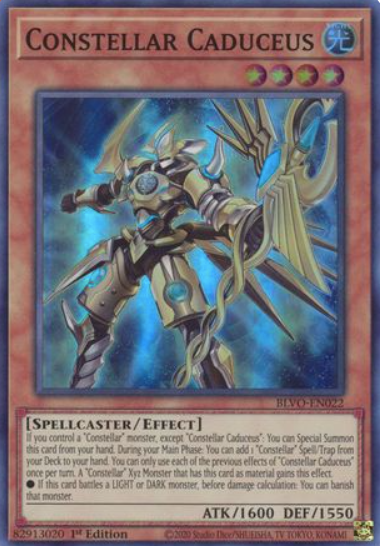 Constellar Caduceus - BLVO-EN022 - Super Rare 1st Edition
