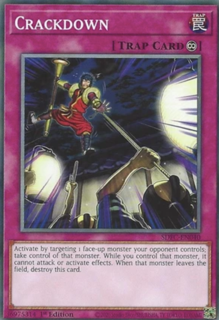 Crackdown - SDFC-EN040 - Common 1st Edition