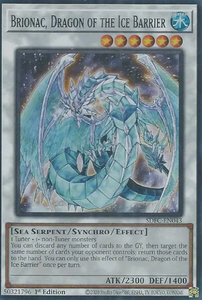 Brionac, Dragon of the Ice Barrier - SDFC-EN043 - Super Rare 1st Edition