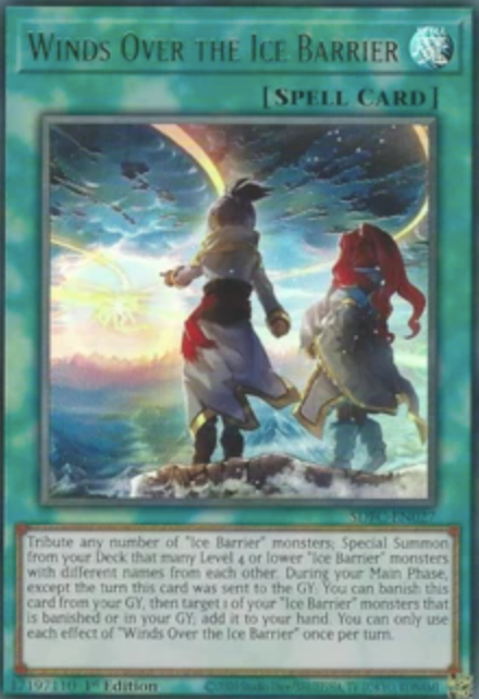 Winds Over the Ice Barrier - SDFC-EN027 - Ultra Rare 1st Edition