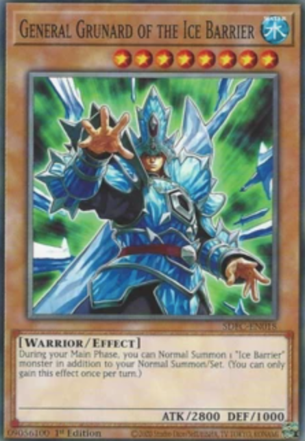 General Grunard of the Ice Barrier - SDFC-EN018 - Common 1st Edition