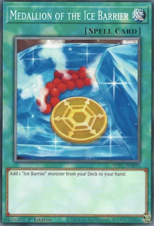 Medallion of the Ice Barrier - SDFC-EN030 - Common 1st Edition
