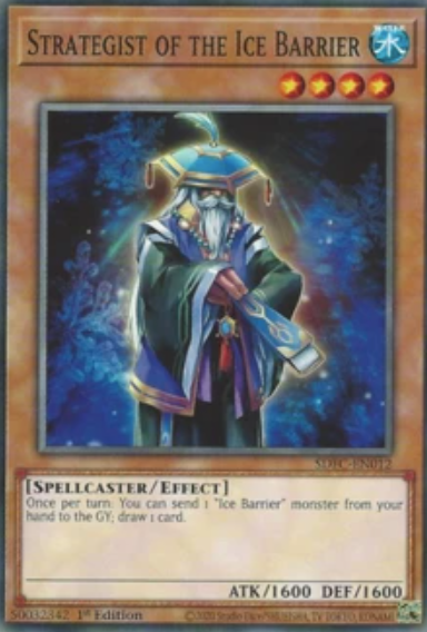 Strategist of the Ice Barrier - SDFC-EN012 - Common 1st Edition