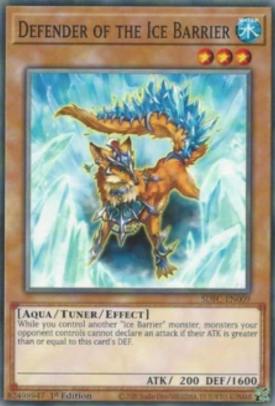 Defender of the Ice Barrier - SDFC-EN009 - Common 1st Edition