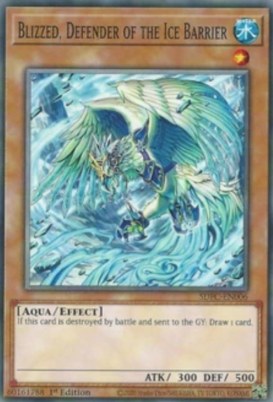 Blizzed, Defender of the Ice Barrier - SDFC-EN006 - Common 1st Edition