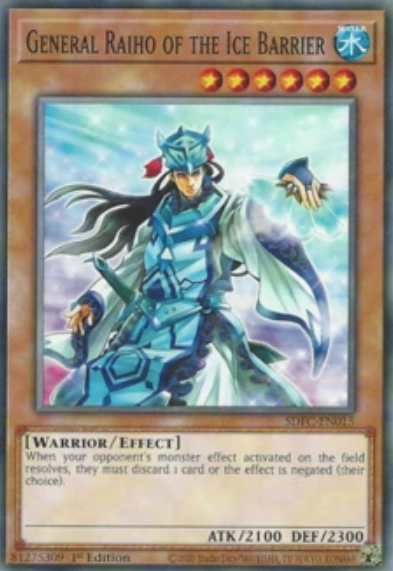 General Raiho of the Ice Barrier - SDFC-EN015 - Common 1st Edition