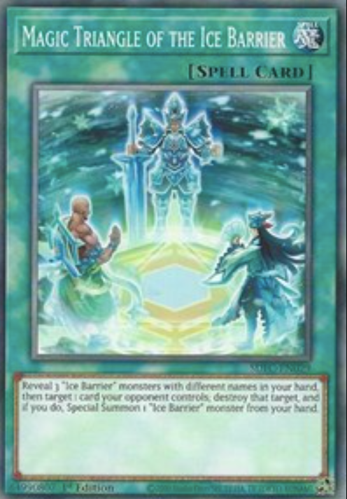Magic Triangle of the Ice Barrier - SDFC-EN029 - Common 1st Edition