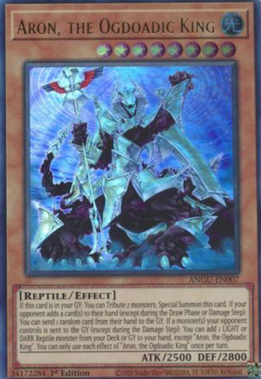 Aron, the Ogdoadic King - ANGU-EN007 - Ultra Rare 1st Edition