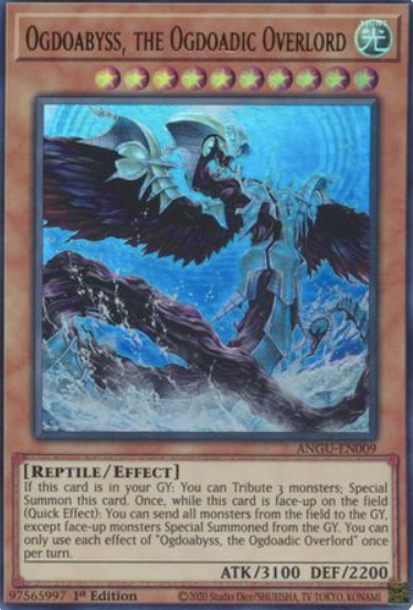 Ogdoabyss, the Ogdoadic Overlord - ANGU-EN009 - Ultra Rare 1st Edition