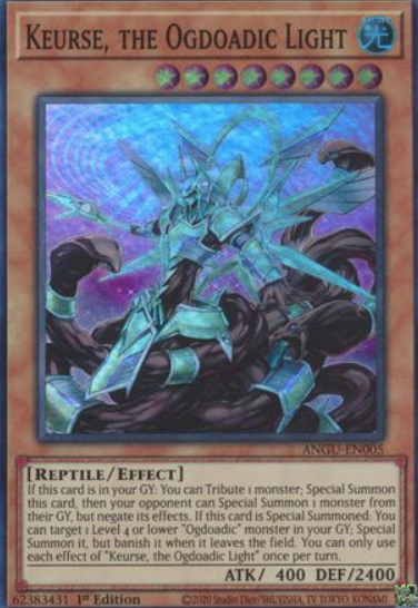 Keurse, the Ogdoadic Light - ANGU-EN005 - Super Rare 1st Edition