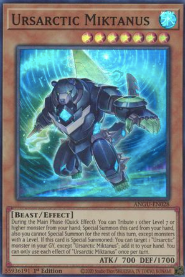 Ursarctic Miktanus - ANGU-EN028 - Super Rare 1st Edition