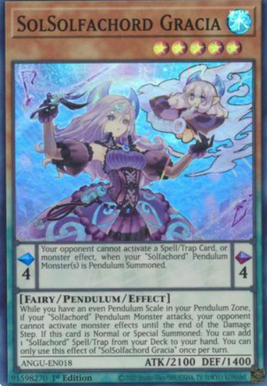 SolSolfachord Gracia - ANGU-EN018 - Super Rare 1st Edition