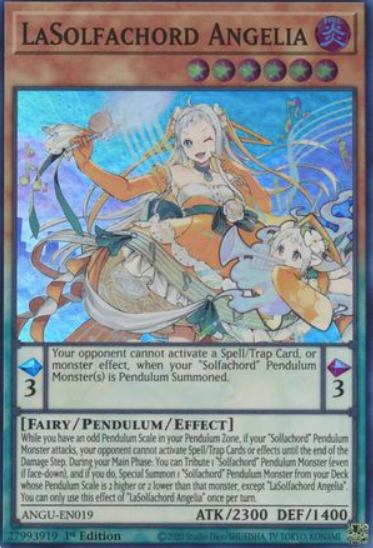 LaSolfachord Angelia - ANGU-EN019 - Super Rare 1st Edition