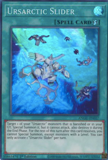 Ursarctic Slider - ANGU-EN037 - Super Rare 1st Edition