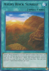 Ayers Rock Sunrise - ANGU-EN054 - Rare 1st Edition