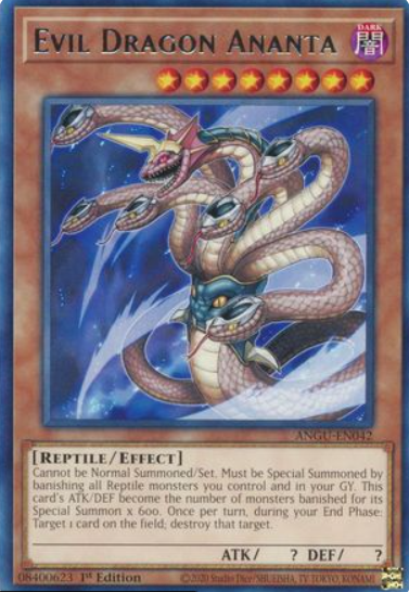 Evil Dragon Ananta - ANGU-EN042 - Rare 1st Edition