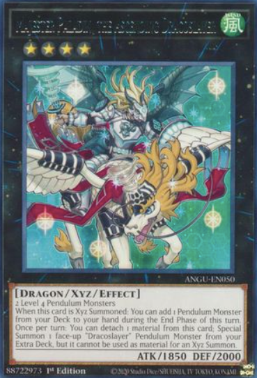 Majester Paladin, the Ascending Dracoslayer - ANGU-EN050 - Rare 1st Edition