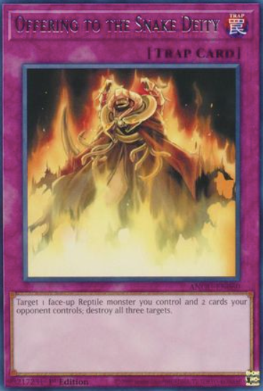 Offering to the Snake Deity - ANGU-EN060 - Rare 1st Edition