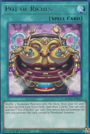 Pot of Riches - ANGU-EN055 - Rare 1st Edition