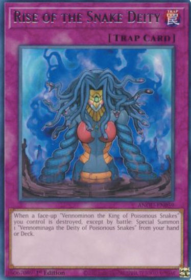 Rise of the Snake Deity - ANGU-EN059 - Rare 1st Edition