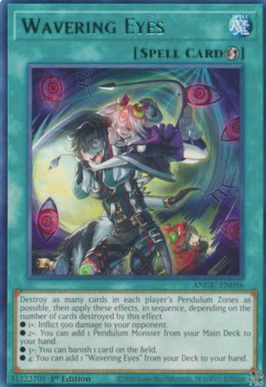 Wavering Eyes - ANGU-EN056 - Rare 1st Edition