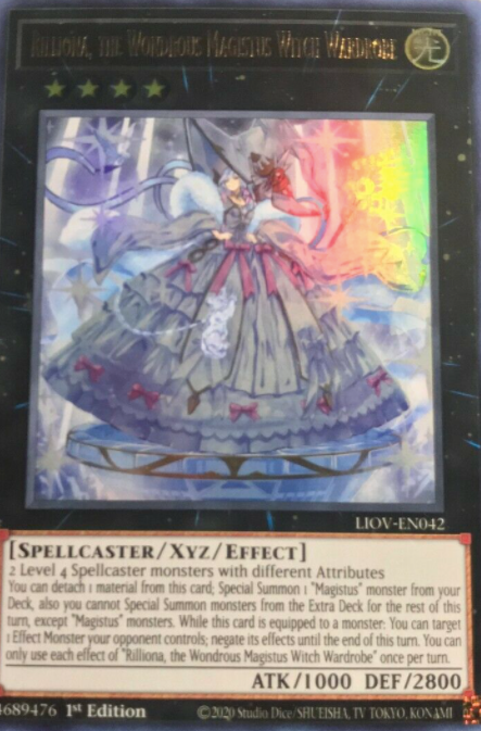 Rilliona, the Wondrous Magistus Witch Wardrobe - LIOV-EN049 - Ultra Rare 1st Edition