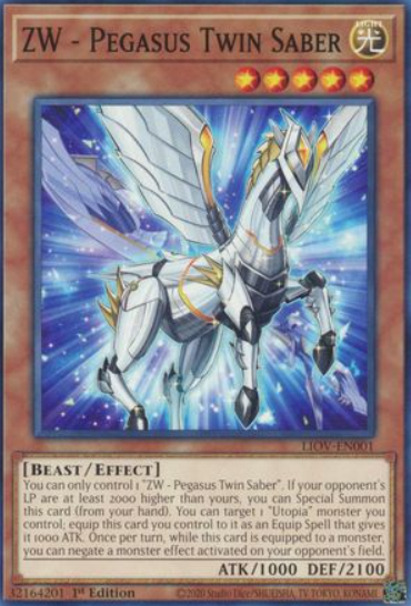 ZW - Pegasus Twin Saber - LIOV-EN001 - Common 1st Edition