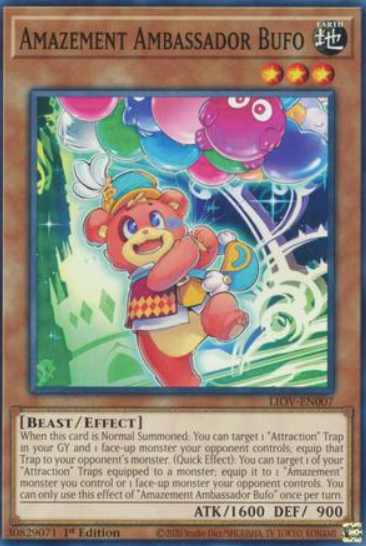 Amazement Ambassador Bufo - LIOV-EN007 - Common 1st Edition