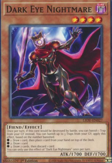 Dark Eye Nightmare - LIOV-EN027 - Common 1st Edition