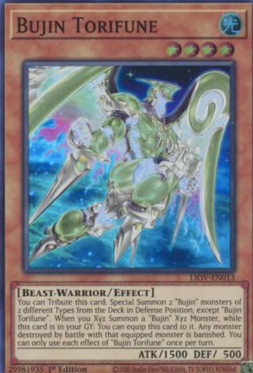 Bujin Torifune - LIOV-EN013 - Super Rare 1st Edition