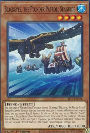 Blackeyes, the Plunder Patroll Seaguide - LIOV-EN018 - Common 1st Edition