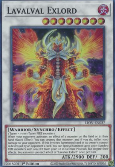 Lavalval Exlord - LIOV-EN037 - Super Rare 1st Edition