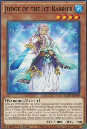Judge of the Ice Barrier - LIOV-EN020 - Common 1st Edition