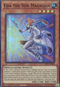 Eda the Sun Magician - LIOV-EN093 - Super Rare 1st Edition
