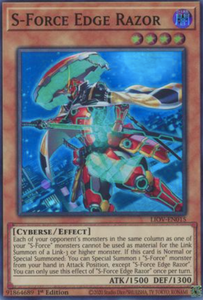 S-Force Edge Razor - LIOV-EN015 - Super Rare 1st Edition