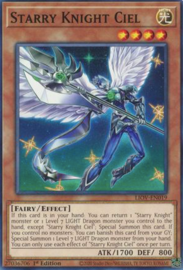 Starry Knight Ciel - LIOV-EN019 - Common 1st Edition