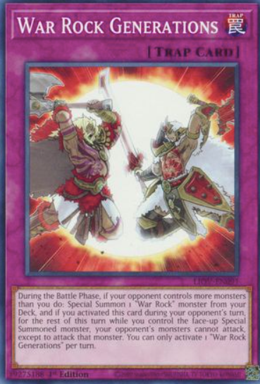 War Rock Generations - LIOV-EN091 - Common 1st Edition