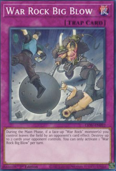 War Rock Big Blow - LIOV-EN092 - Common 1st Edition