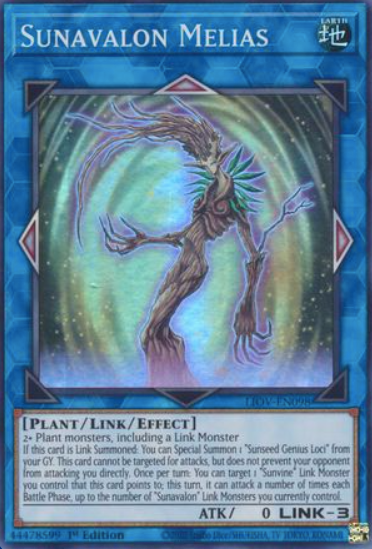 Sunavalon Melias - LIOV-EN098 - Super Rare 1st Edition