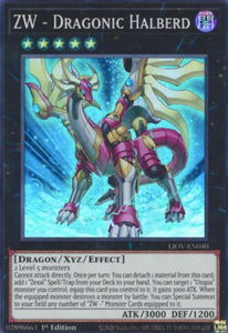 ZW - Dragonic Halberd - LIOV-EN040 - Super Rare 1st Edition