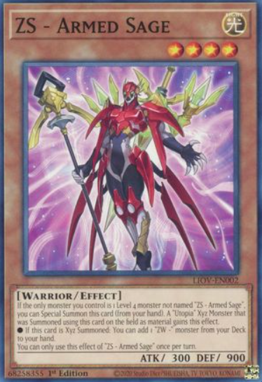 ZS - Armed Sage - LIOV-EN002 - Common 1st Edition