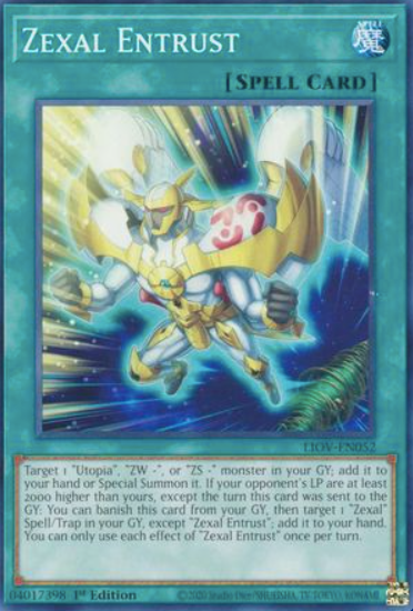 Zexal Entrust - LIOV-EN052 - Common 1st Edition