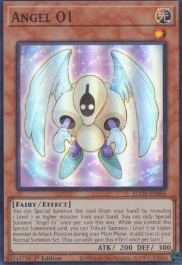 Angel O1 - EGO1-EN006 - Super Rare 1st Edition