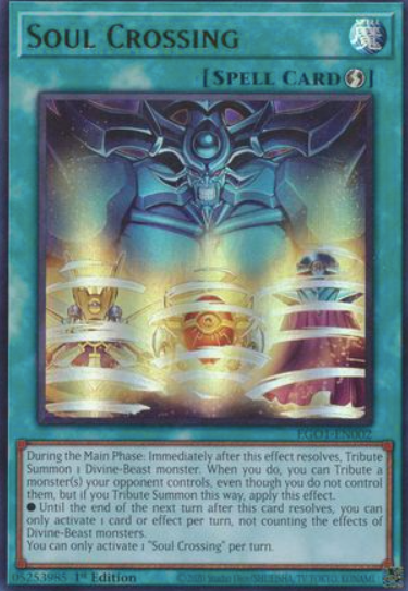 Soul Crossing - EGO1-EN002 - Ultra Rare 1st Edition