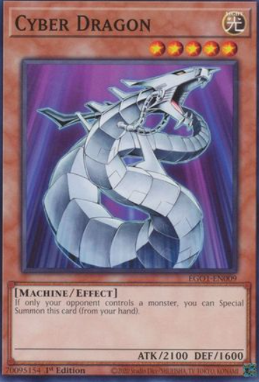 Cyber Dragon - EGO1-EN009 - Common 1st Edition