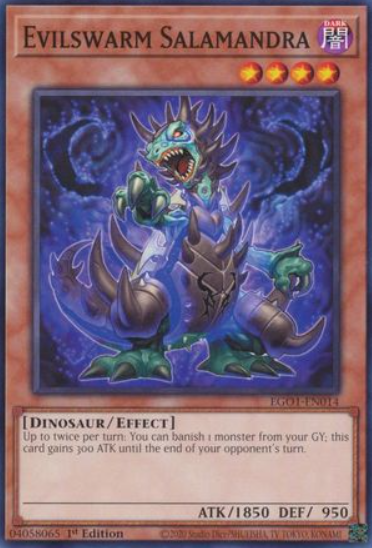 Evilswarm Salamandra - EGO1-EN014 - Common 1st Edition