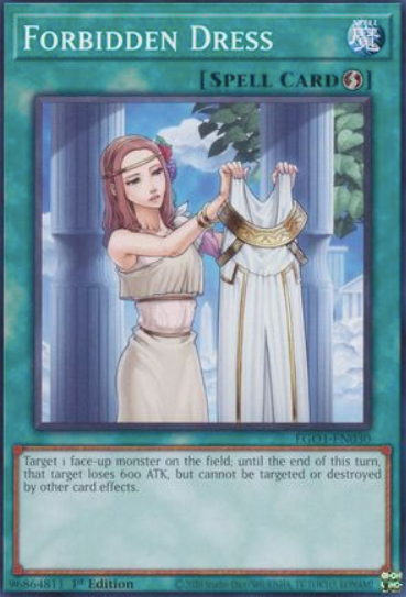 Forbidden Dress - EGO1-EN030 - Common 1st Edition