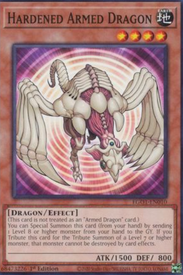Hardened Armed Dragon - EGO1-EN010 - Common 1st Edition