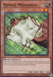 Nimble Momonga - EGO1-EN007 - Common 1st Edition